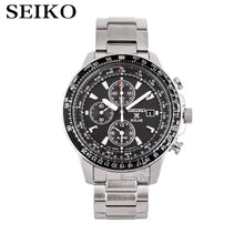 Charger l'image dans la galerie, seiko watch men top Luxury Brand Waterproof Sport Wrist Watch solar watch Chronograph quartz men watch Relogio Masculino SSC009 (4317417930837)